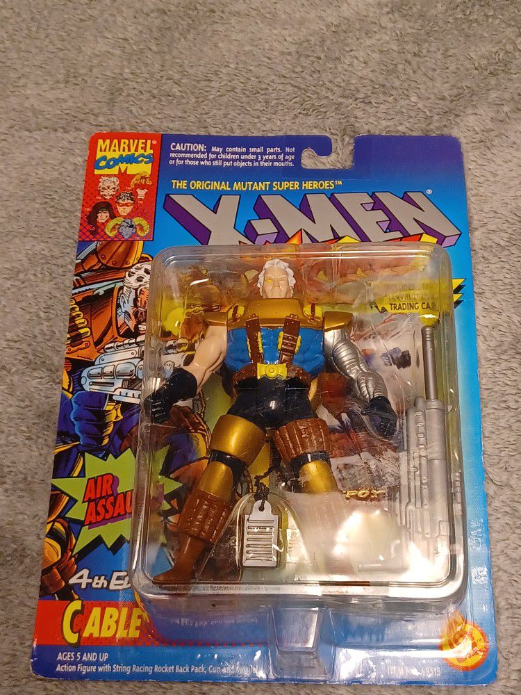 X Men X Force CABLE Air Assault Marvel Toy Biz 1994