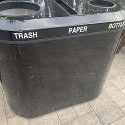 Office  3 In 1 Trash/Recycle Bin