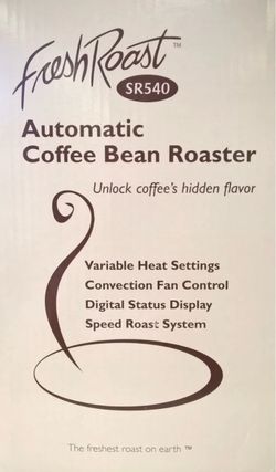 🔥 Fresh Roast SR500 Home Coffee Bean Roaster - ONLY $100 (In Box)