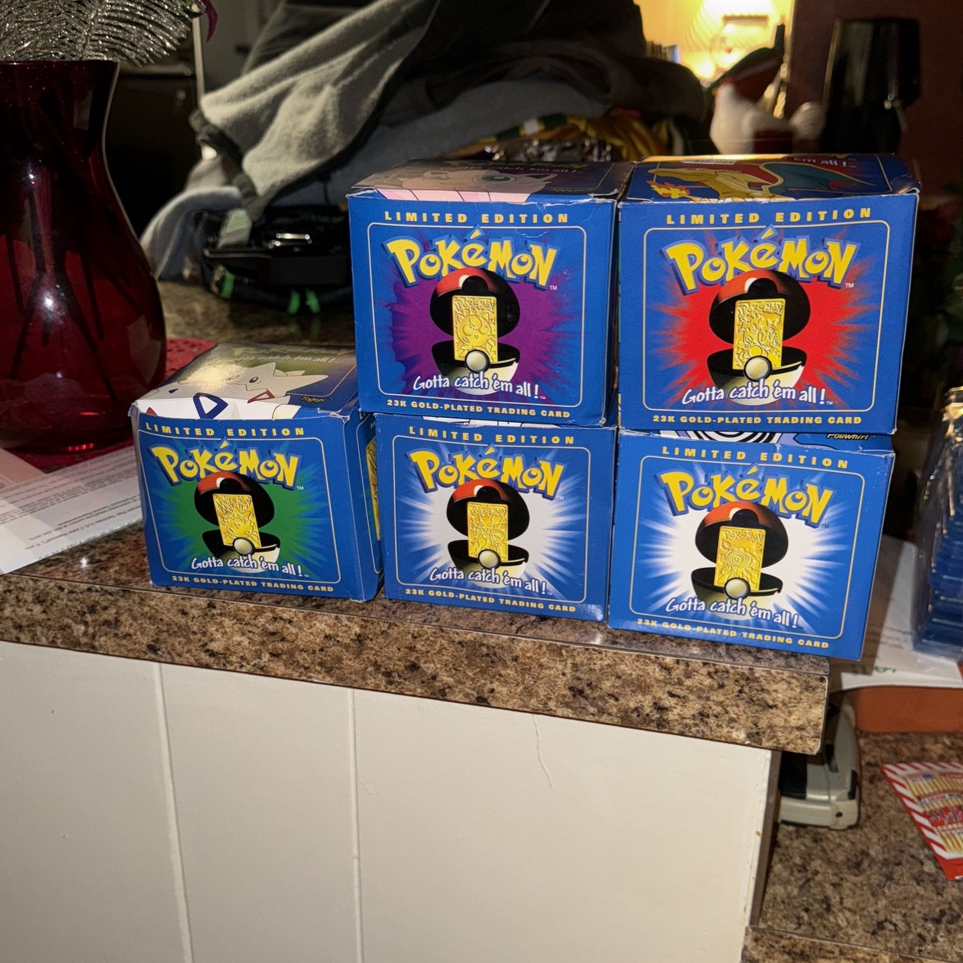 SEALED Unopened 1999 Burger King 23kt Gold Pokemon Cards 