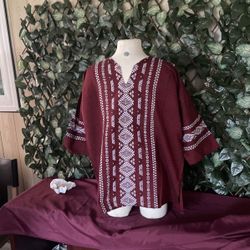 Camisa De Hombre Mexicano Talla Xl
