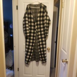 Plaid Duster For Womem