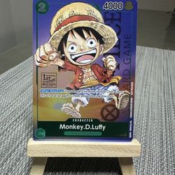 Monkey.D.Luffy 1st Anniversary Tournament P-037 One Piece Promotion Cards Foil