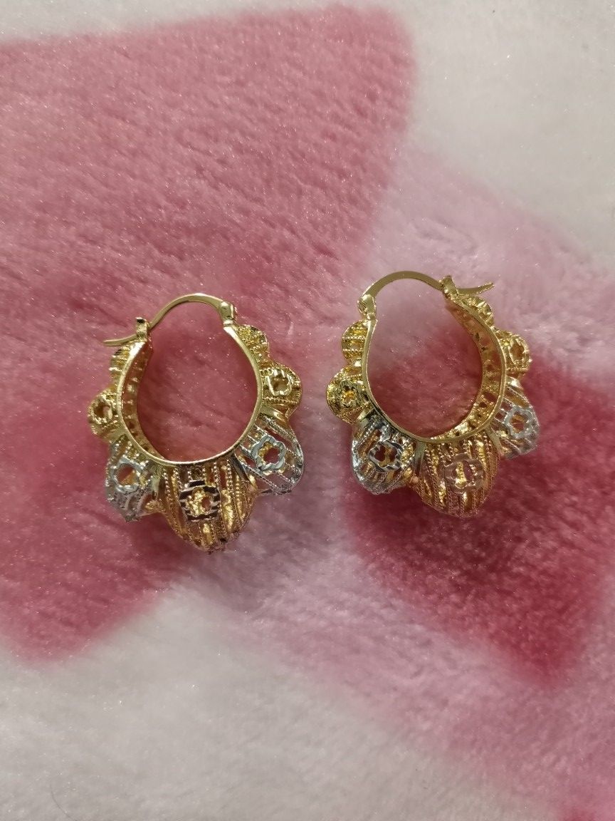 Arracadas gold plated