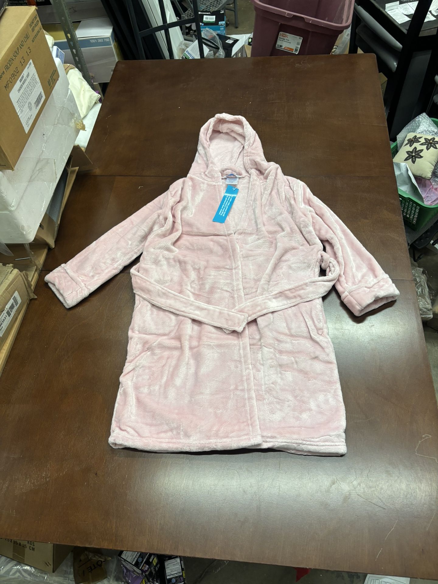 New Kids XL Deluxe Fleece Robe Pink