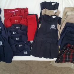 Pinecrest Uniform Girl 22 Piece Lot Sizes 5-6