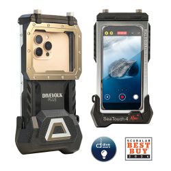 Dive Volk SeaTouch 4 Max Underwater Smartphone Housing - Brand New Sealed + iPhone 17 Pro Max Adapter