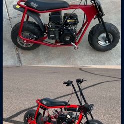 Drag racing minibike it goes 60 to 70 miles an hour