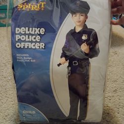 Boy Deluxe Police Officer Costume 