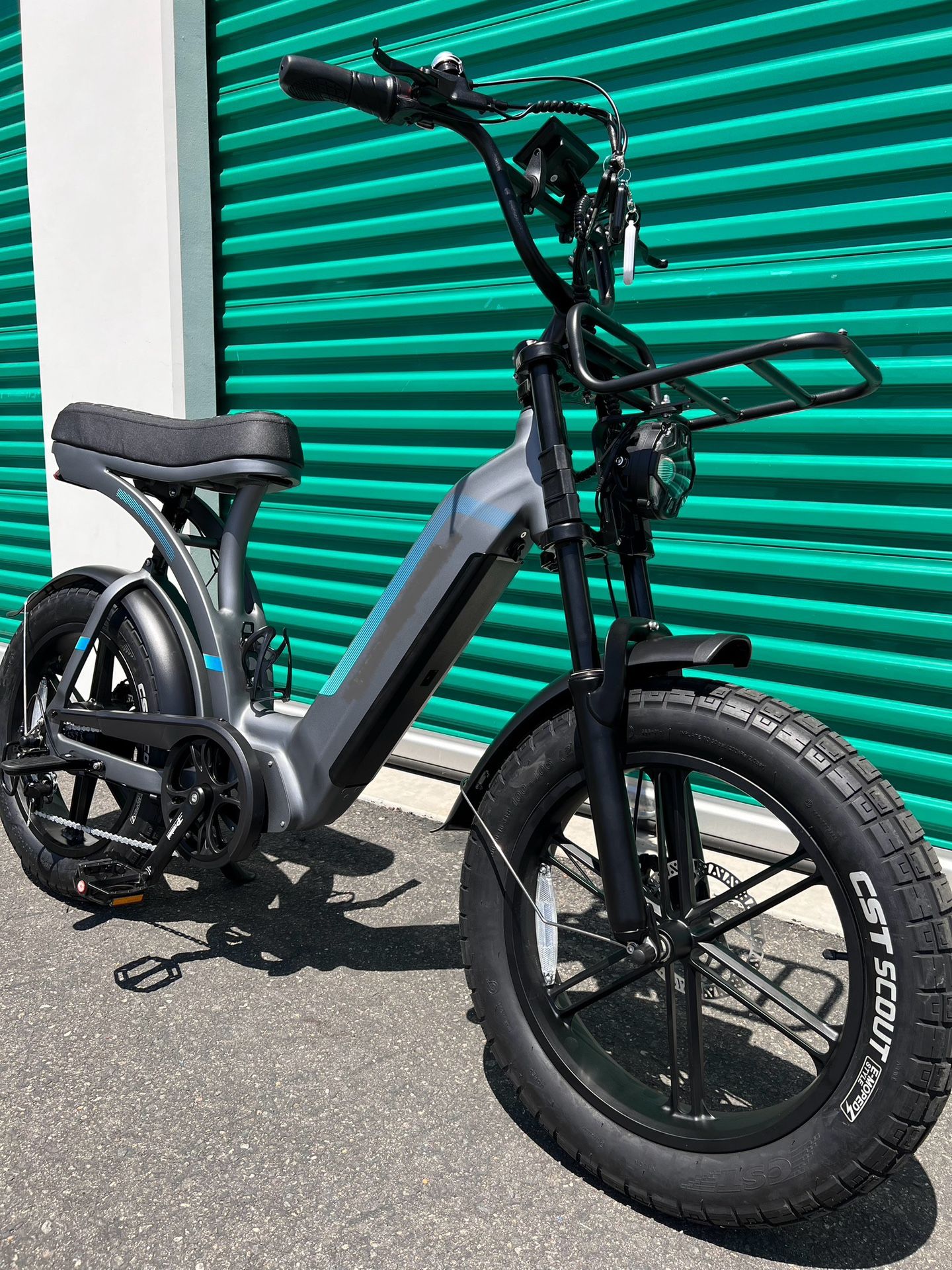 ✅ New- 1000W Motor Powerful Step Through Electric Ebike, 20ah, 30mph, Front Rack, USB
