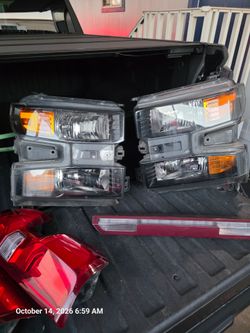 2020 custom trailboss silverado head lights tail lights 3rd break light