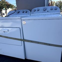 Whirpool Top Load Set Washer 4.0 Cu ft Gas Dryer 7.5 Cu Ft 