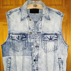 Los Angeles Denim Medium Unisex Vest - Like New 