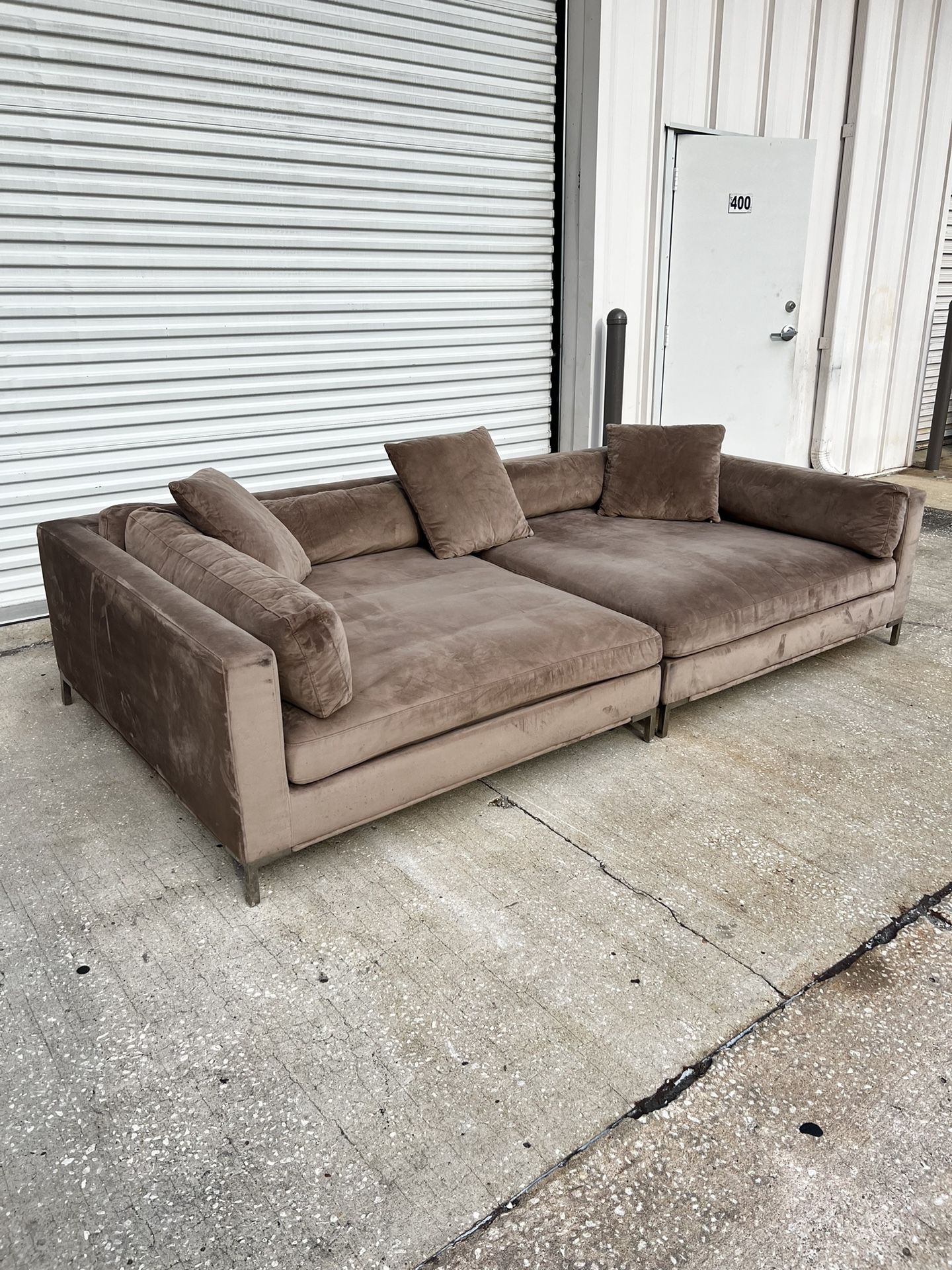 Light Brown Lounge Couch