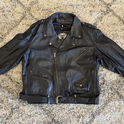 Mens 2XL H-D leather touring jacket