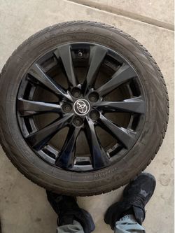 Camry 2018 LE wheel with Rims.