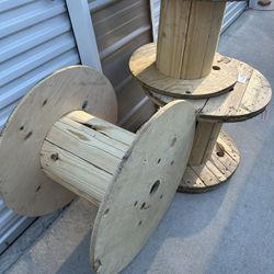 New Like Wooden Spools / Read Below ⬇️ 