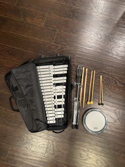Pearl 910 PK Bell Kit Percussion Xylophone With Nylon Carry Bag And Extra Drum Sticks