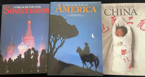 A Day in the Life Photography Books lot: America, Soviet Union, China