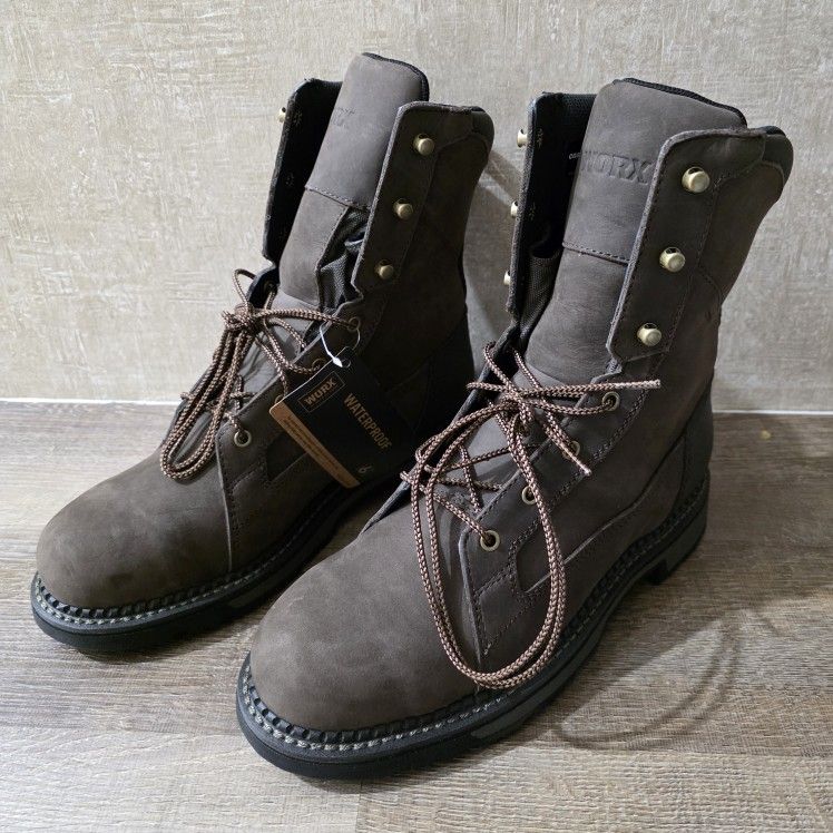 WORX by Red Wing Men’s Waterproof Work Boots STK 5813 Size 10.5M