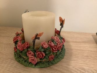 Butterfly candle holder