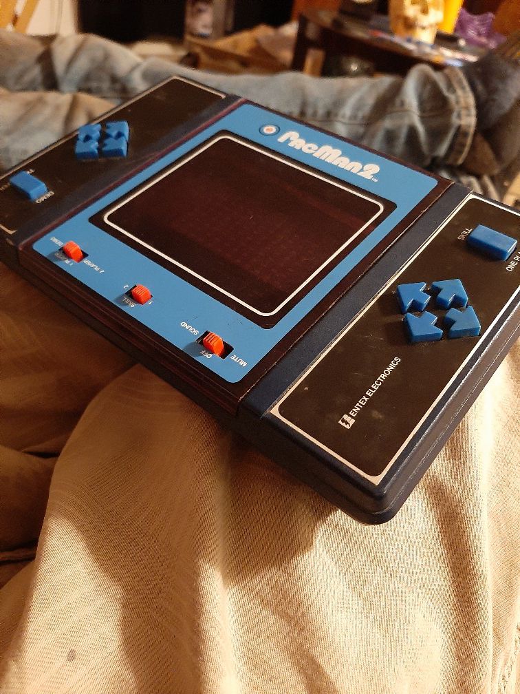 Vintage Handheld Pacman game