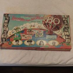 Around The World In 80 Days Travel Board Game 1957 Transogram Company Inc Michael Todd.