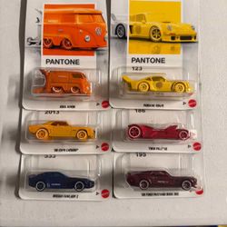 Hot Wheels Pantone Silver Series Car Set