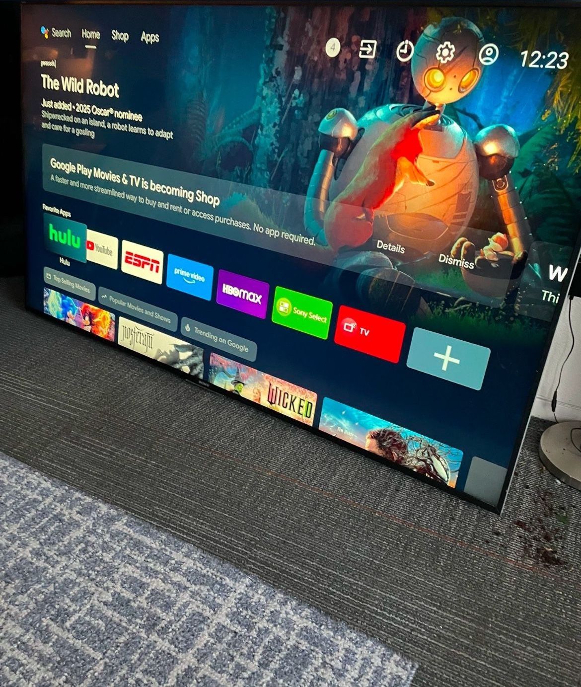65”Sony Bravia 4K 2160p UHD Smart Tv WiFi Android Model XBR-65X900F