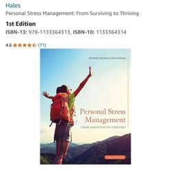 Personal Stress Management College Book 