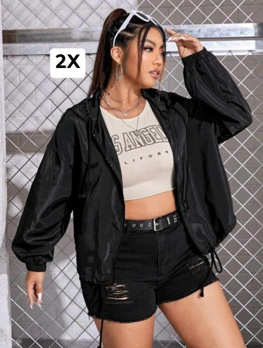 New Women's raining/wind Jacket size 2X