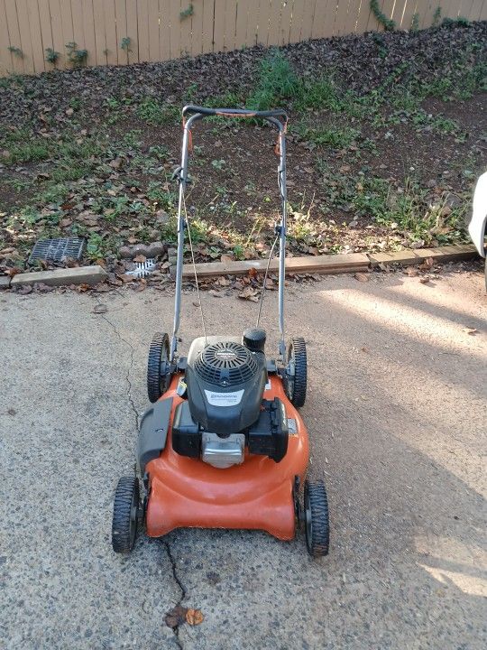 One Pull Start Lawn Mower Push Mower
