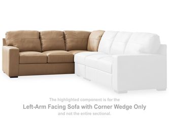 Bandon Toffee LAF Sofa with Corner Wedge  3800648
