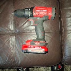 20v Craftsmen Drill W/ Battery 