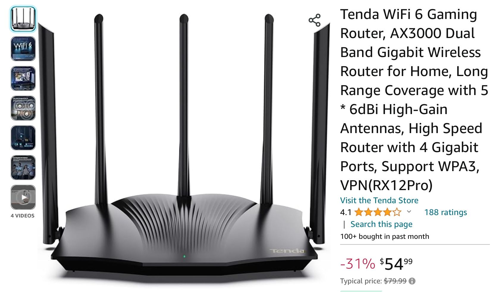 WiFi Gaming  Router