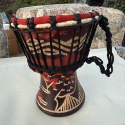 Djembe Drum Carved Bongo African Also An Awesome Gifting Idea Unique 