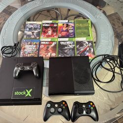 Xbox 360E, PS4, BOTH FULLY FUNCTIONAL 