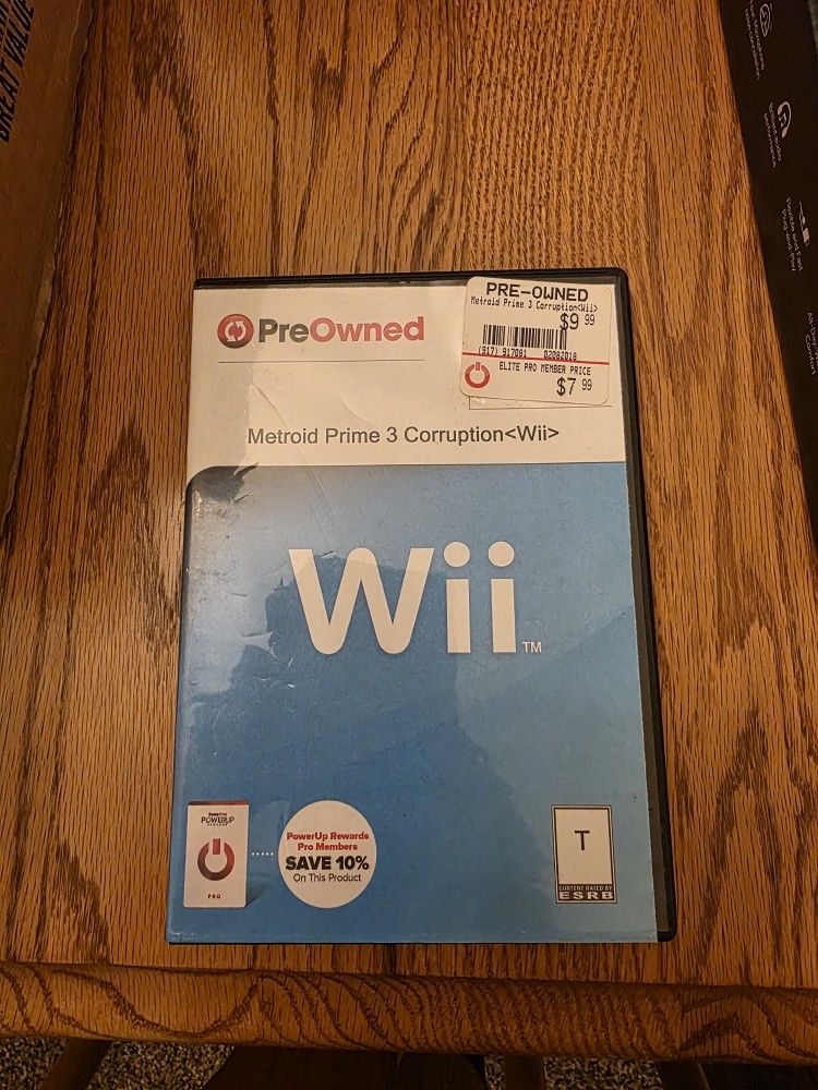 Wii Metroid Prime 3 Corruption