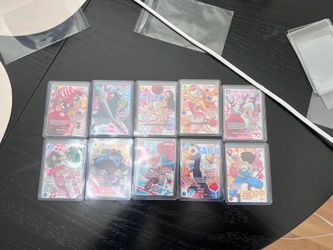 Round1 x One piece card set and figures