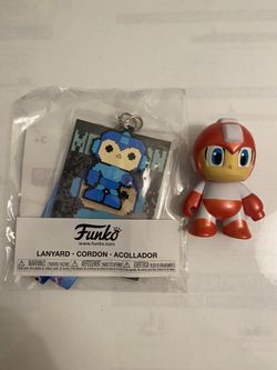 Megaman Lanyard And Mini Fig
