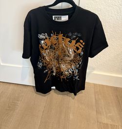 Cactus Jack by Travis Scott x Sp5der Airbrush Tee Black (SIZE: L)