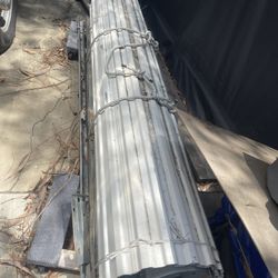 Insulated Roll Up Garage Door 8’3” Wide 7’1” Tall With Tracks