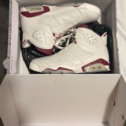 Jordan Retros 2015 Maroon 6s Size  Mens 11