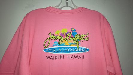 Jimmy Buffet Coral Reefer Band Hawaii T-shirt Waikiki Pink Size XL Parrot Head