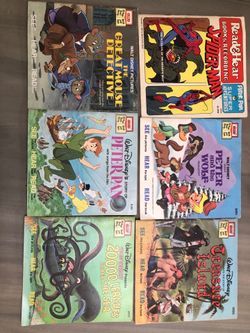 Bulk rare vintage cassettes with read along books