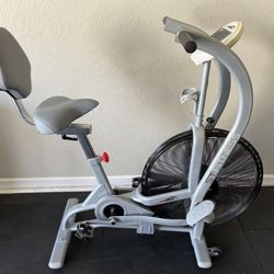 ST Fitness Air Force DualAction Airdyne Upright Bike Stationary Fan Bicycle Exercise Crossfit HIIT