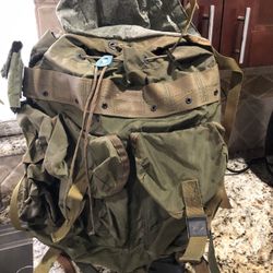 Military Antique Backpack