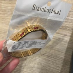 Cherry Stainless Steel Bracelet