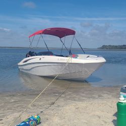 23 Tahoe T18 Boat 115 Outboard Motor