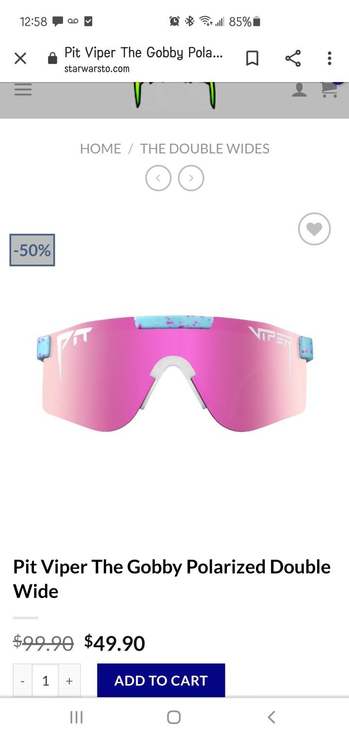 Pit Viper The Gobby Polarized Sunglasses NEW